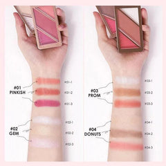 O.TWO.O 3 IN 1 Sweet Heart Girl Palette - Otwoocosmetics