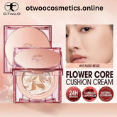 O.TWO.O Triple Cushion Cream Natural Oil-control Waterproof High Coverage Makeup Base - Otwoocosmetics