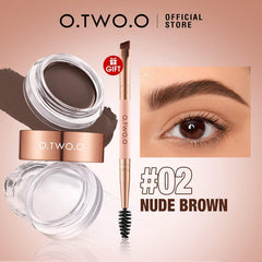 O.TWO.O Eyebrow Cream& Fluff Shaping Brow Wax Waterproof Long Lasting - Otwoocosmetics