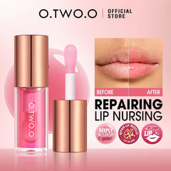 O.TWO.O Lipbalm Moisturizing Lip Oil Lips Care Lightweight Non-stick Lips Makeup - Otwoocosmetics