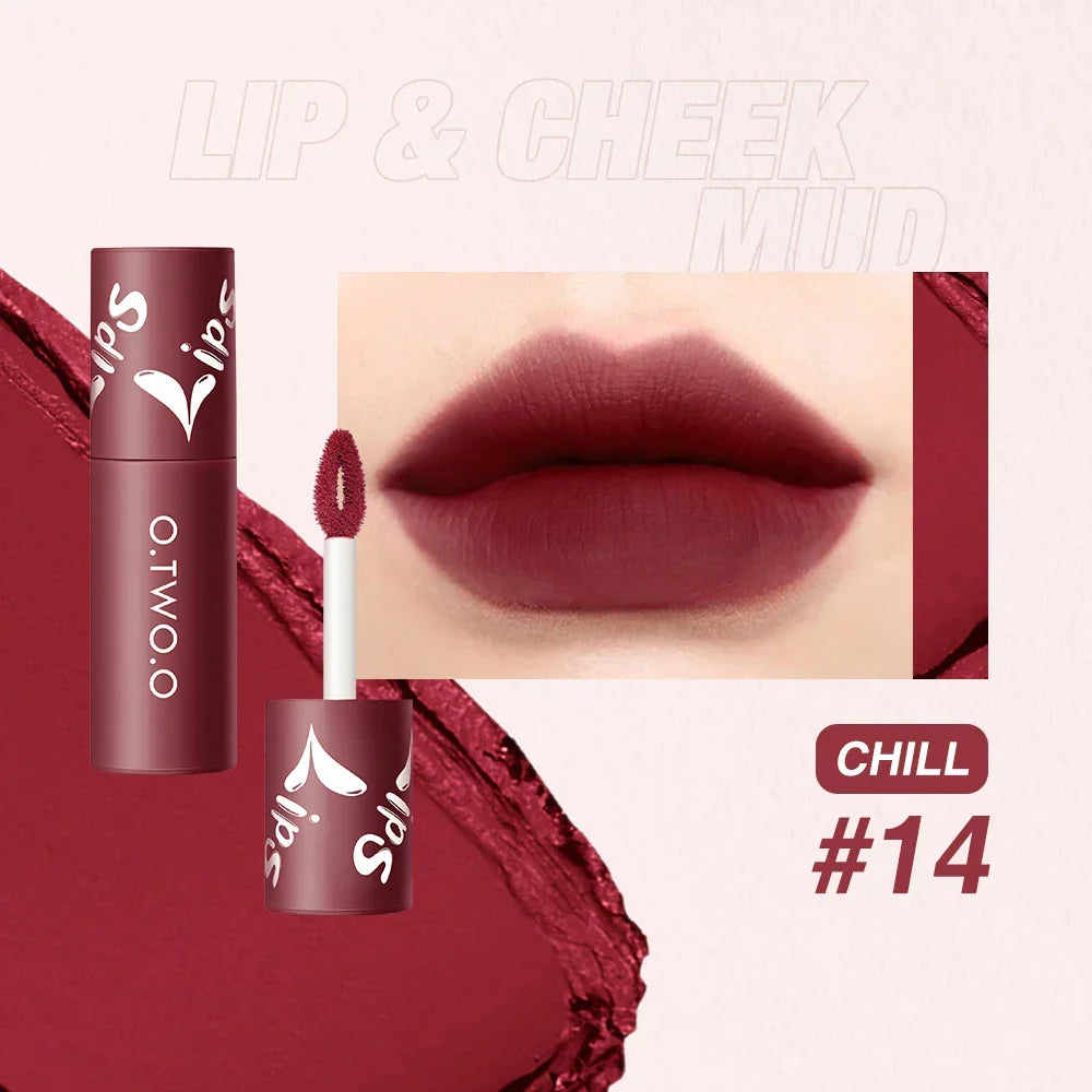O.TWO.O Velvet Matte Kiss Lip & Cheek Mud