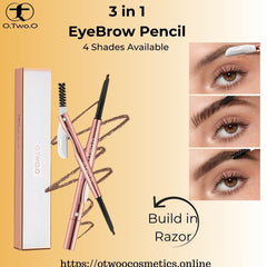 O.TWO.O 3 In 1 Eyebrow Pencil - Otwoocosmetics