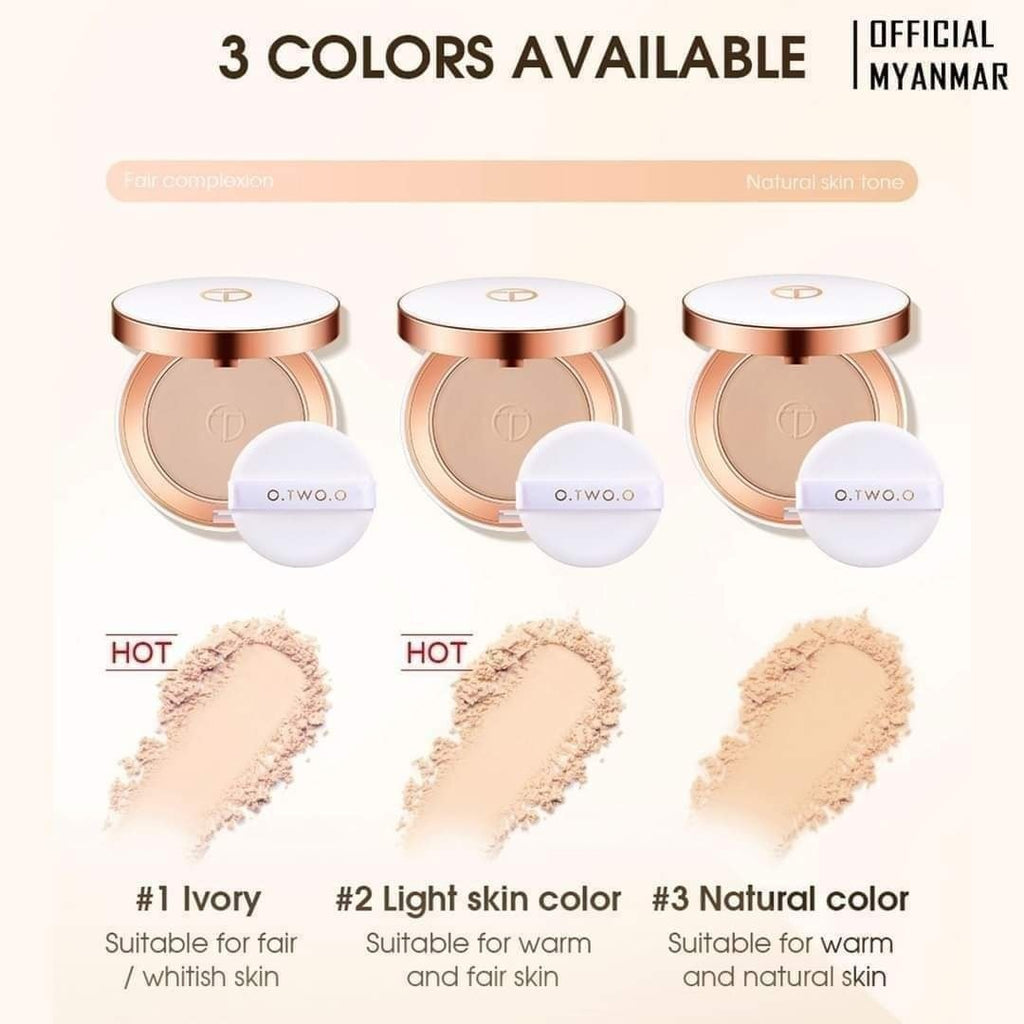 O.TWO.O Silky & Moisturising Setting Compact Powder