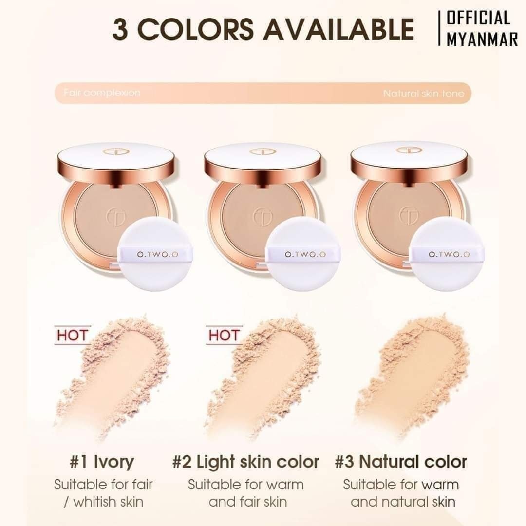 O.TWO.O Silky & Moisturising Setting Compact Powder