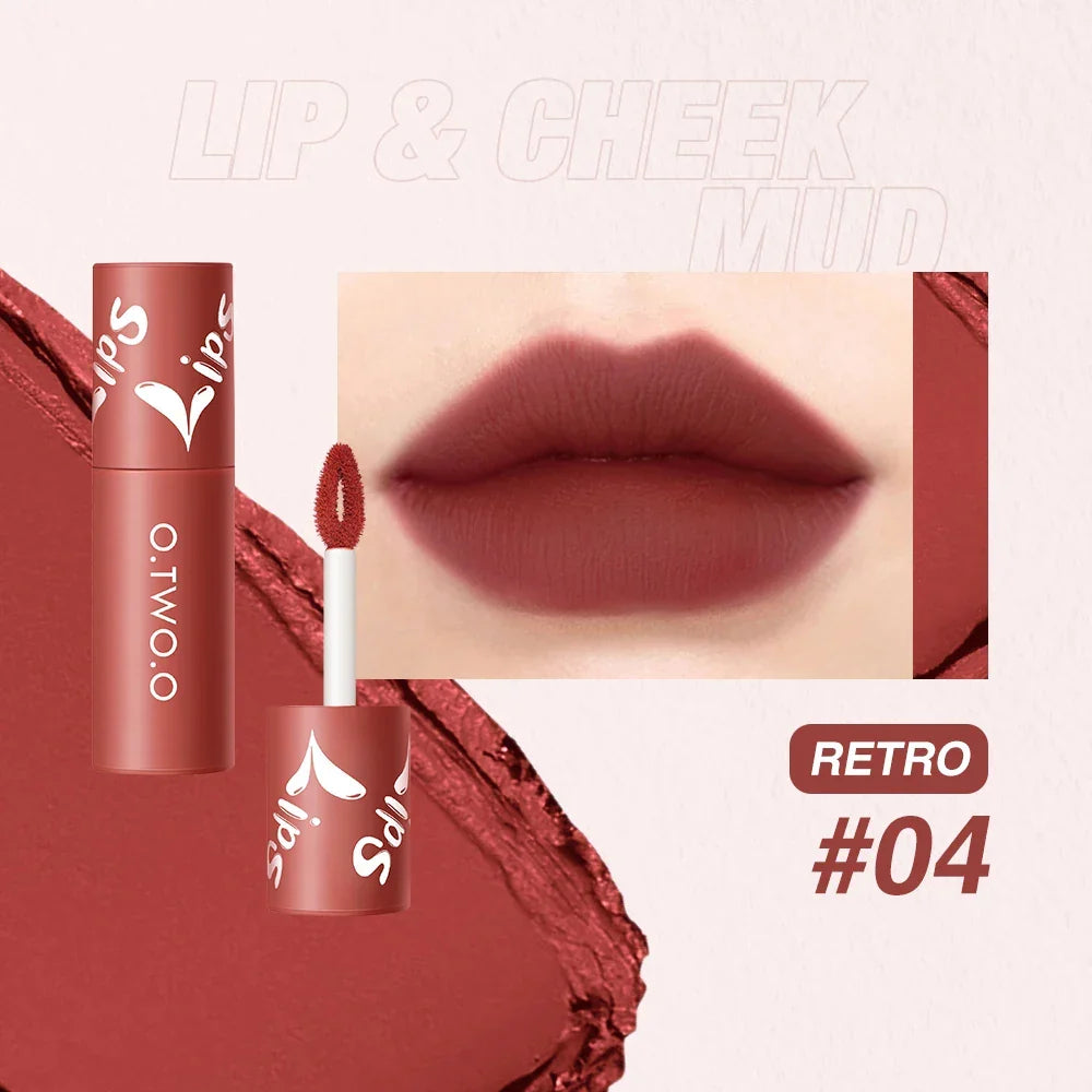 O.TWO.O Velvet Matte Kiss Lip & Cheek Mud