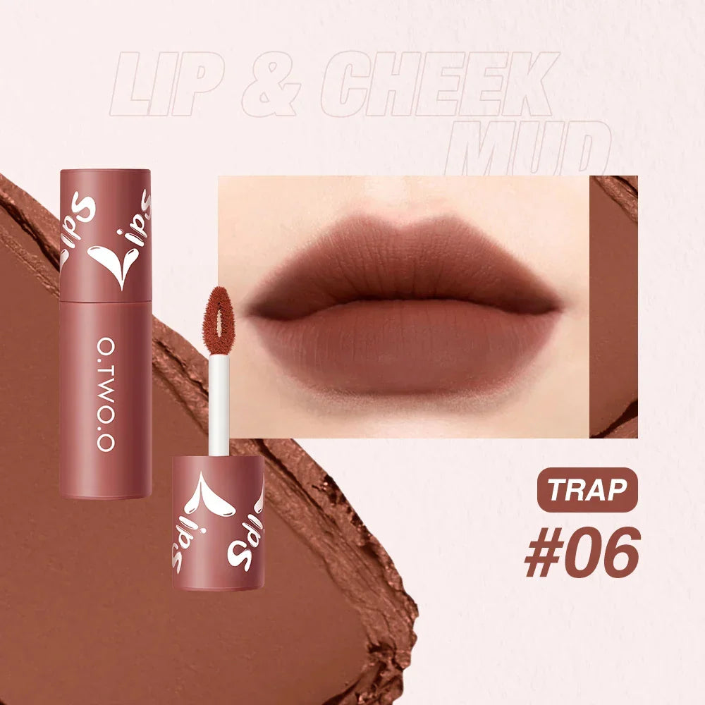 O.TWO.O Velvet Matte Kiss Lip & Cheek Mud