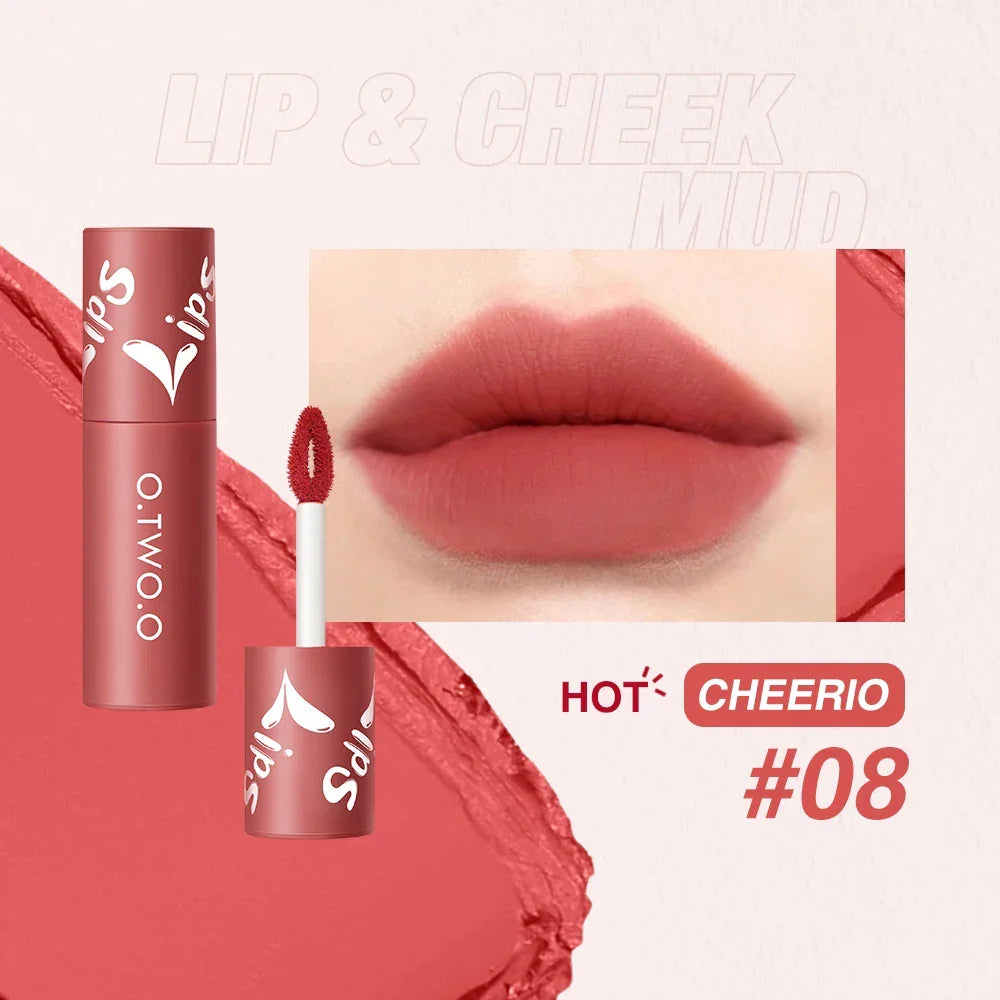 O.TWO.O Velvet Matte Kiss Lip & Cheek Mud