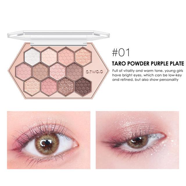 O.TWO.O Honeycomb Diamond Eye Shadow Palette - Otwoocosmetics
