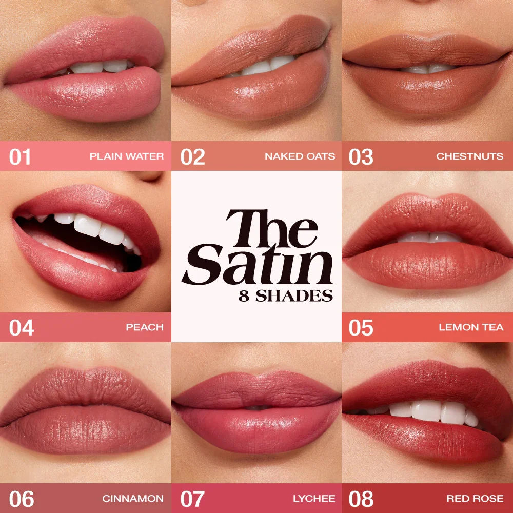 O.TWO.O Hydrating Satin Lipstick