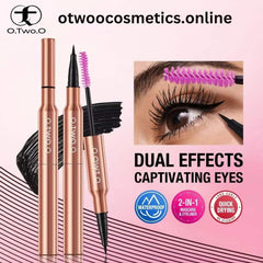 O.TWO.O 2 in 1 Eyelash Mascara - Otwoocosmetics