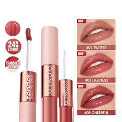 O.TWO.O 2 IN 1 Double Head Lipstick Waterproof Long-lasting - Otwoocosmetics