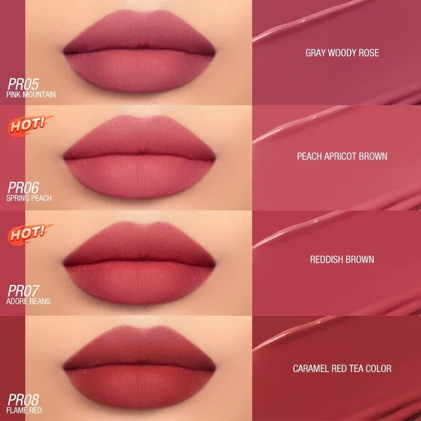 Silky Smooth Finish Matte Perfection Kiss-Proof Matte Lipstick💄